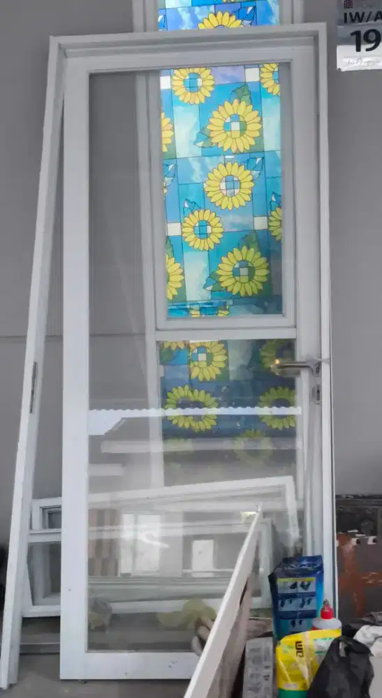 Pintu Kaca dan Jendela Kaca 1 Set