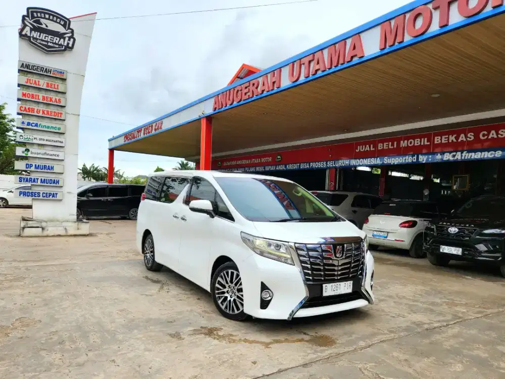 Dp25jt Alphard 2.5 G ATPM 2017 Automatic