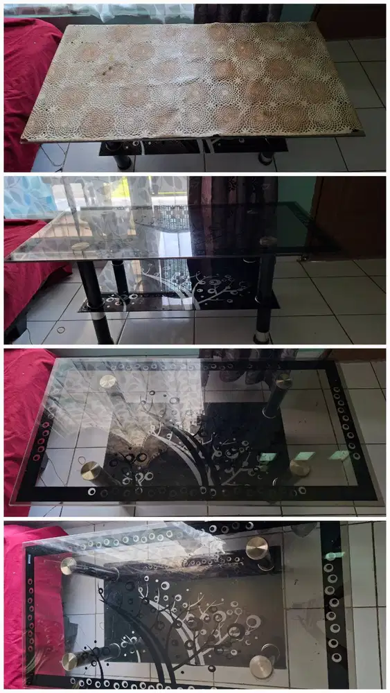 DIJUAL Meja Coffee Table Minimalis Kaca