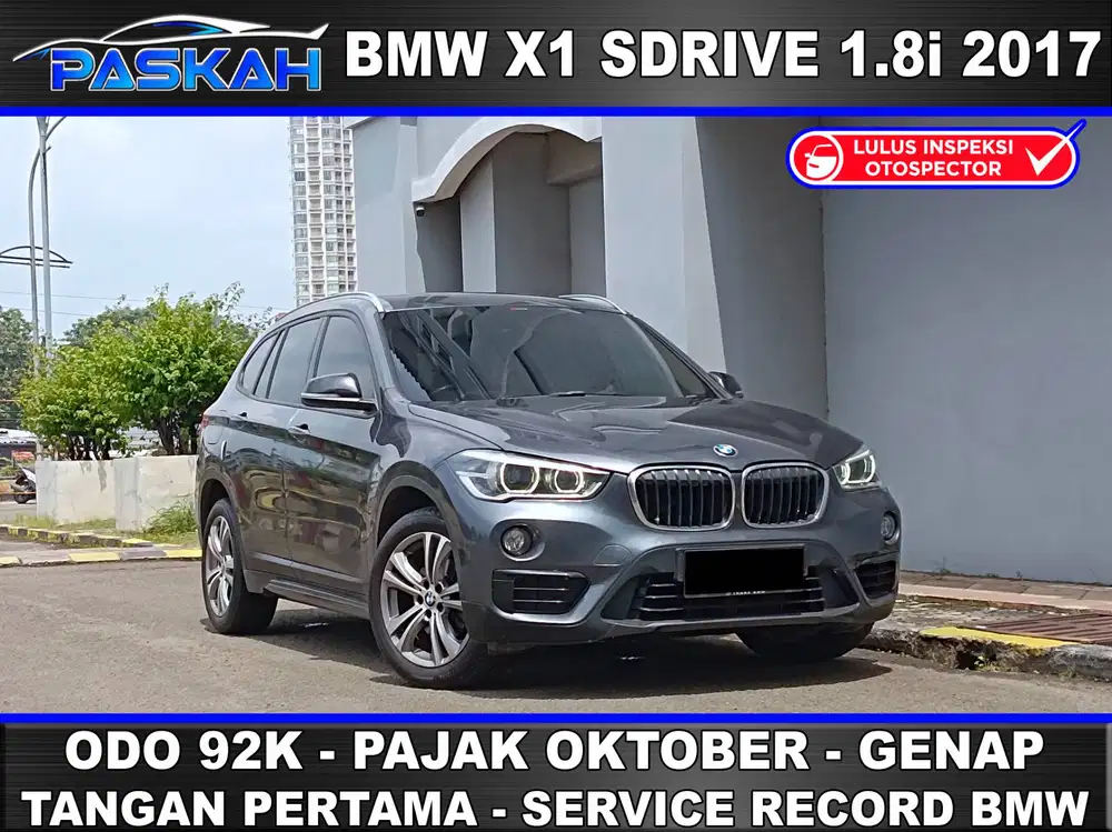 NO PR, BMW X1 2017 bmw x 1 RECORD BMW TDP=50jt Bunga=5% PAJAK=OCTOBER