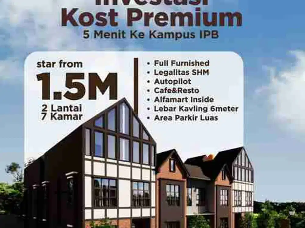 Rukost Premium Ring 1 di IPB Bogor - Spesial Kawasan Terlengkap & Terluas