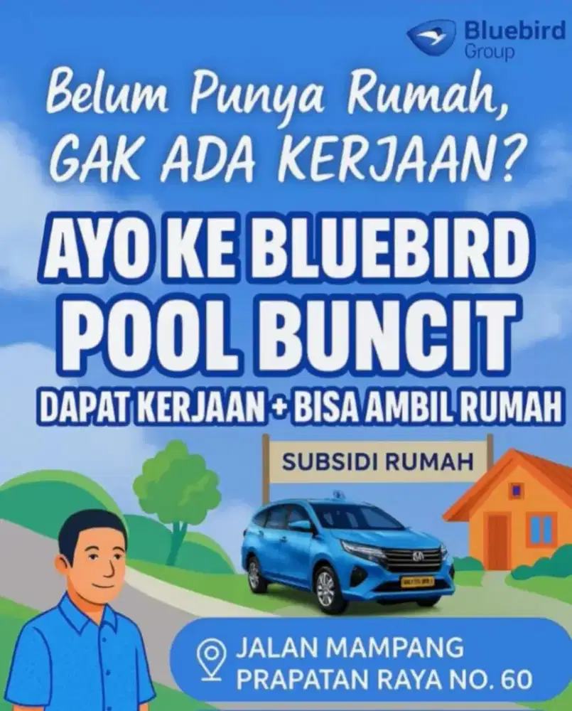 Lowongan Driver Taxi BlueBird