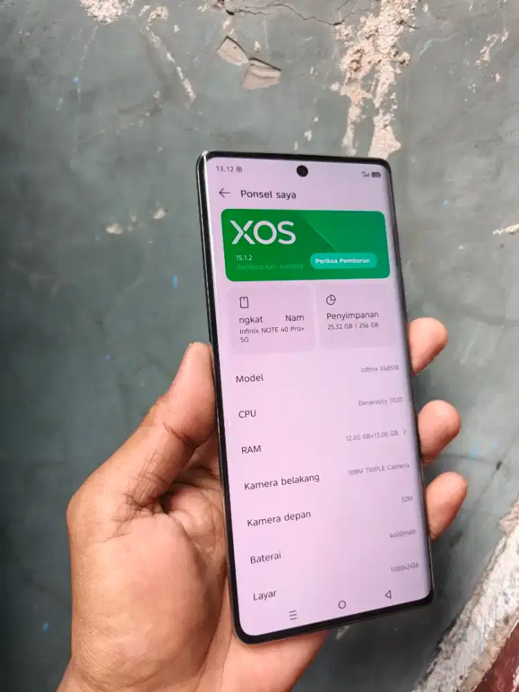 INFINIX NOTE 40 PRO+ 5G RAM 12+12/256 NOMINUS