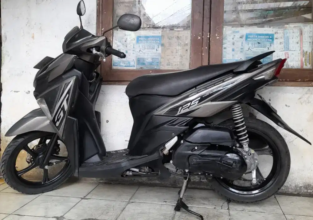 Yamaha Mio soul GT 2016 blue core 125 LED cw asli abu2 B dki tangan 1