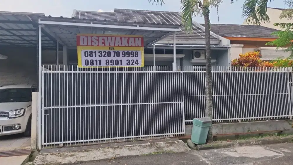 Disewakan Rumah 3KT 2KMD Lt/LB 120/90m Strategis dekat Tol TSM RS-Maya