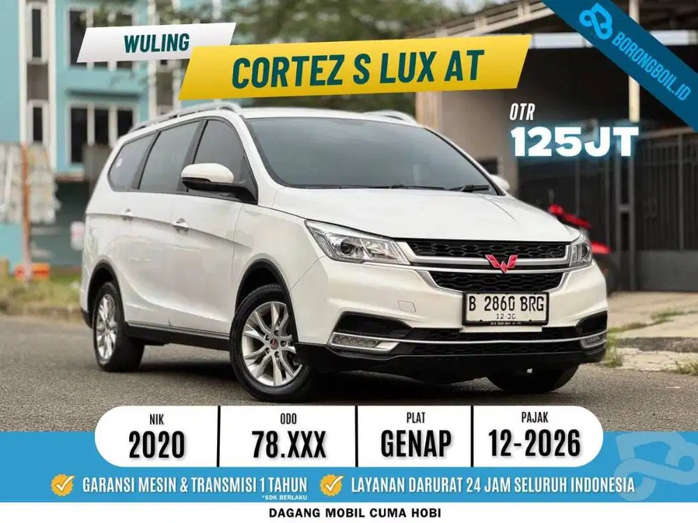MURAH Wuling Cortez S Lux AT Putih 2020