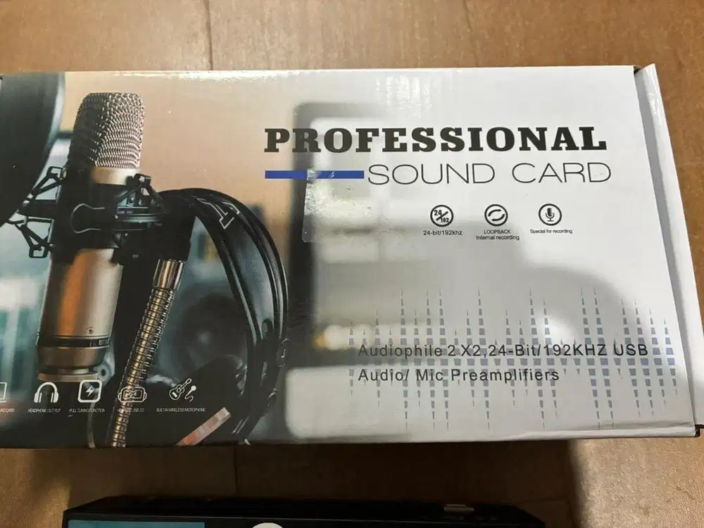 Jual BU Soundcard 24 bit / 192 khz