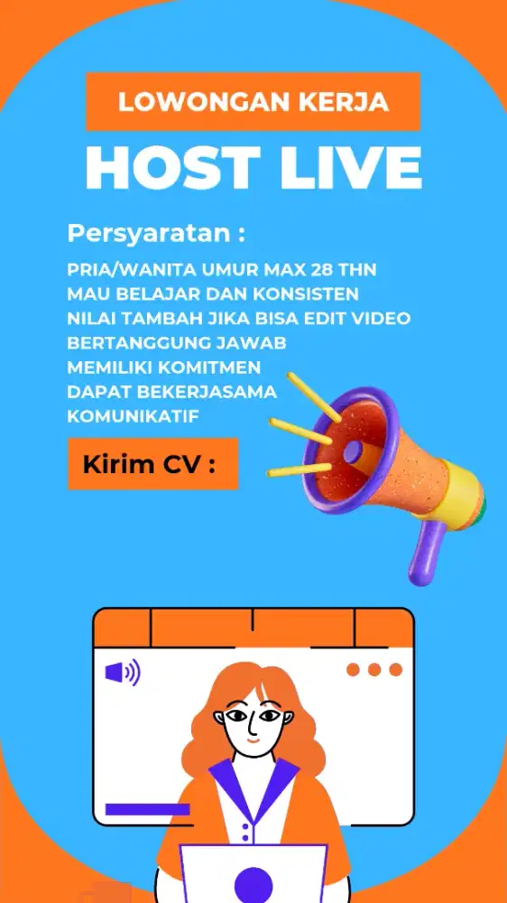 Lowongan live streaming