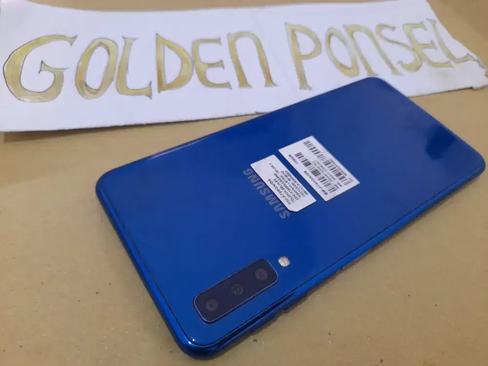 Samsung A7 Amoled (128Gb/Ram6Gb)ORI SEIN.Perfect#Golden Ponsel