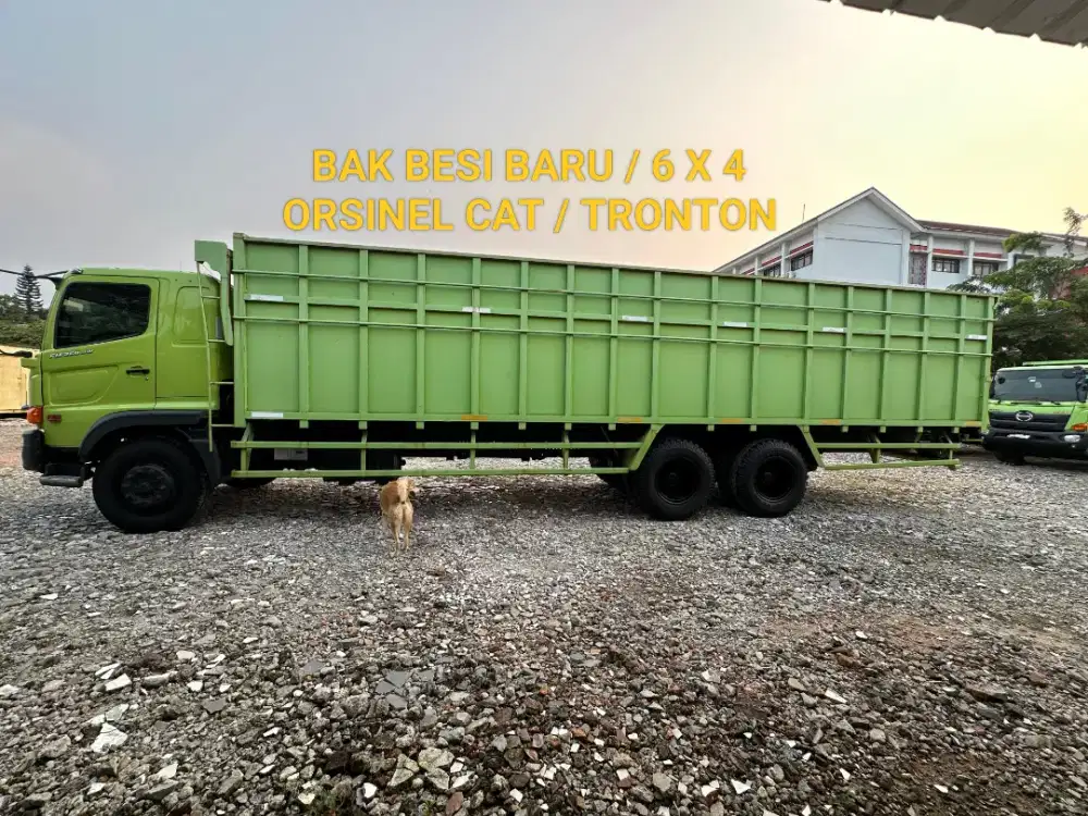 HINO LOHAN FM260JW ASLI LONG 6X4 BAK BESI TRONTON ISTIMEWA SEKALI