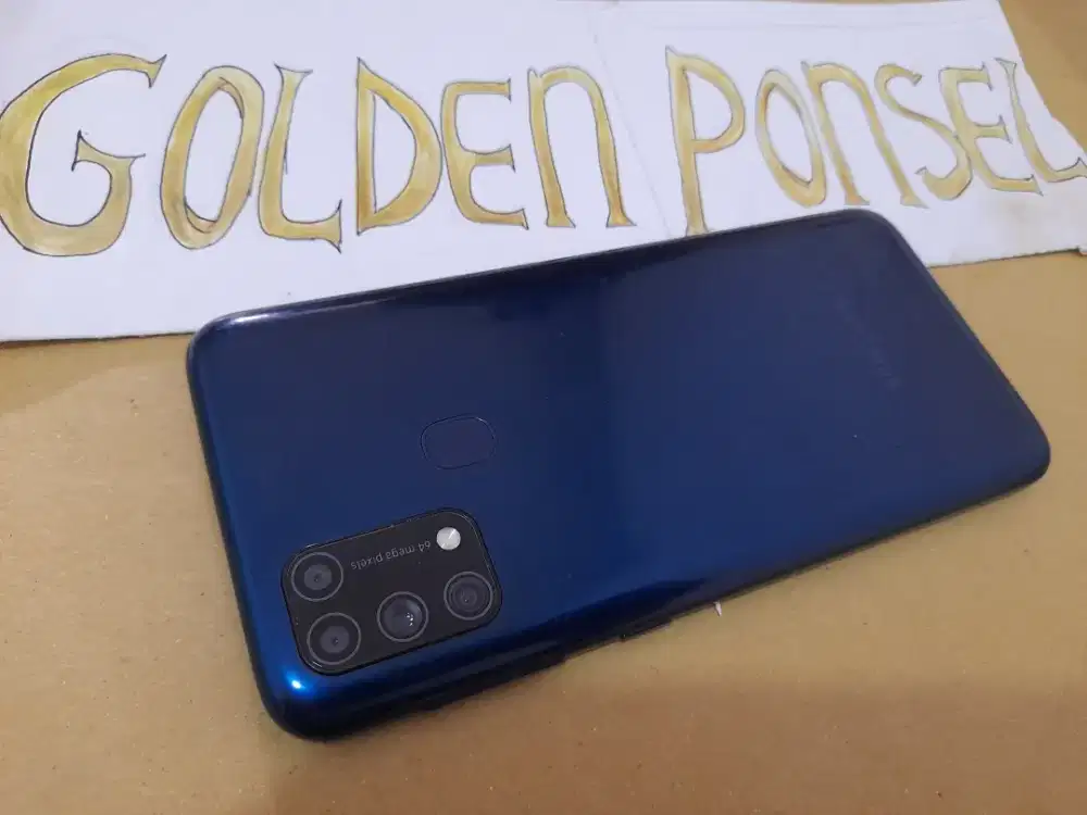 Samsung M31 (128G/Ram6Gb)ORI SEIN#Golden Ponsel