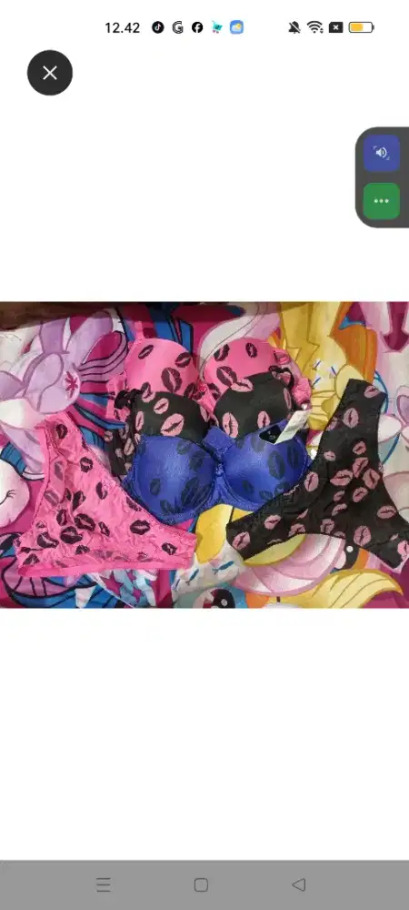 Bra set satin take all