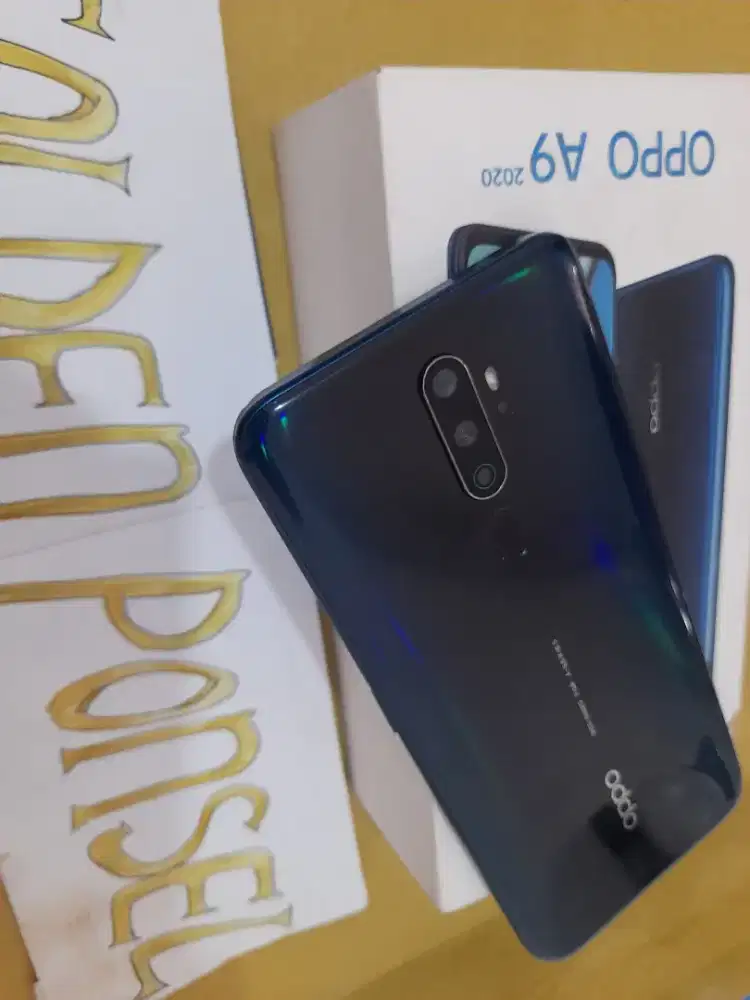 Oppo A9 ORI(128Gb/Ram8Gb+3Gb)Perfect.Lengkap#Golden Ponsel