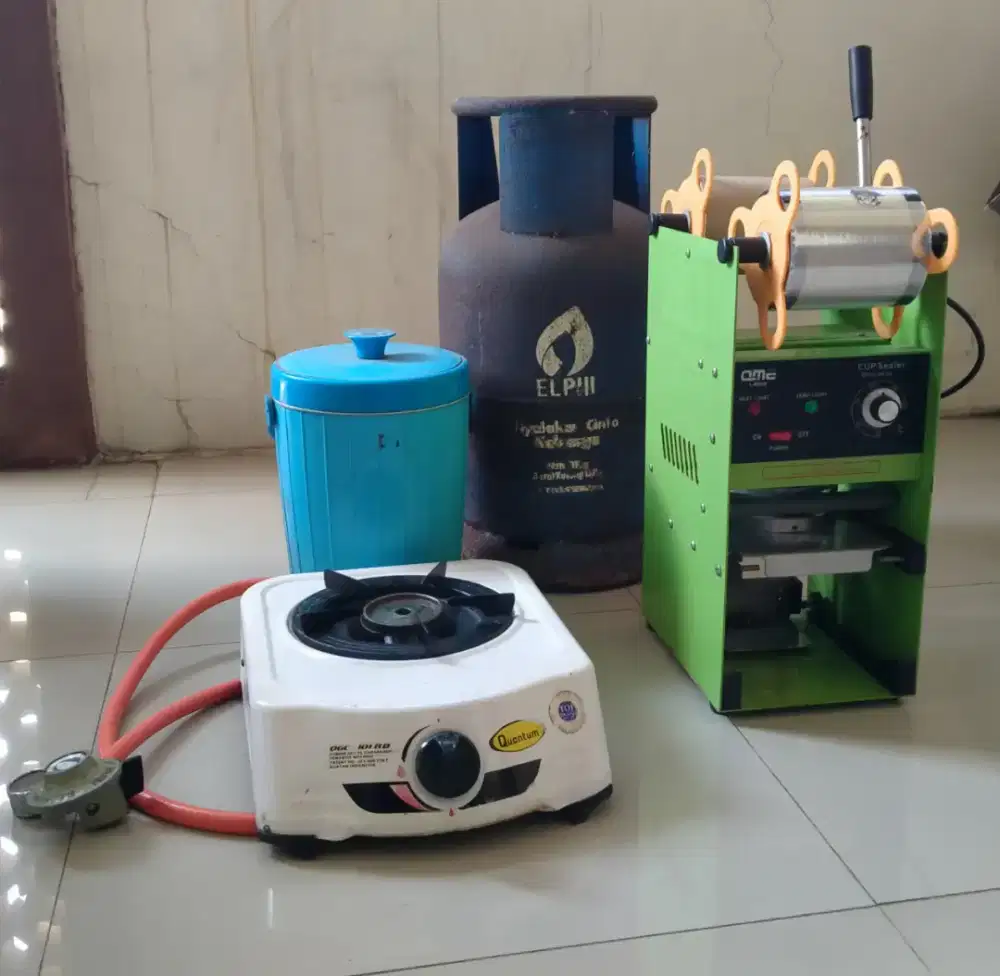 Jual Kompor gas+ tabung dan press gelas