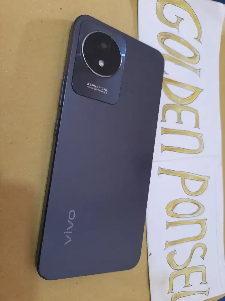 Vivo Y02 ORI(32Gb/Ram3Gb)Mulus#Golden Ponsel