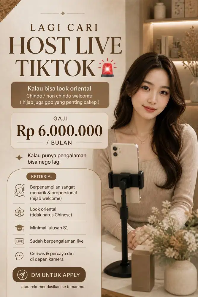 Host live tiktok