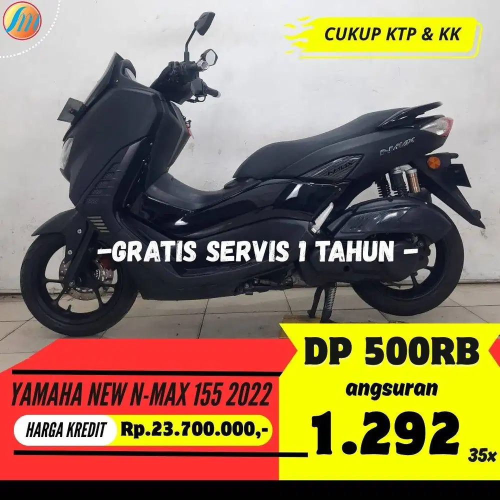 KREDIT YAMAHA NEW N-MAX 155 2022 DP CUKUP 500RIBU ANGSURAN TREJANGKAU