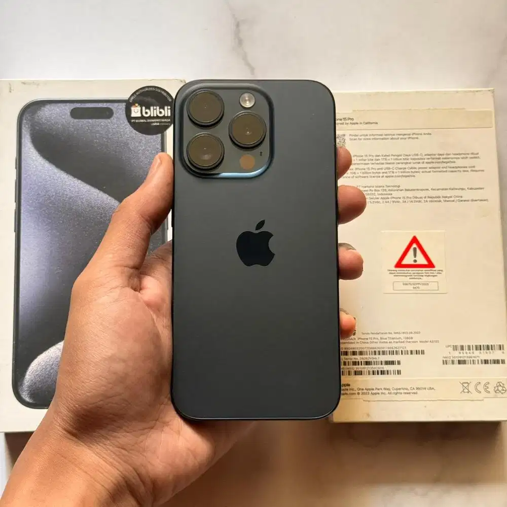 iphone 15 pro 128gb second ibox fullset