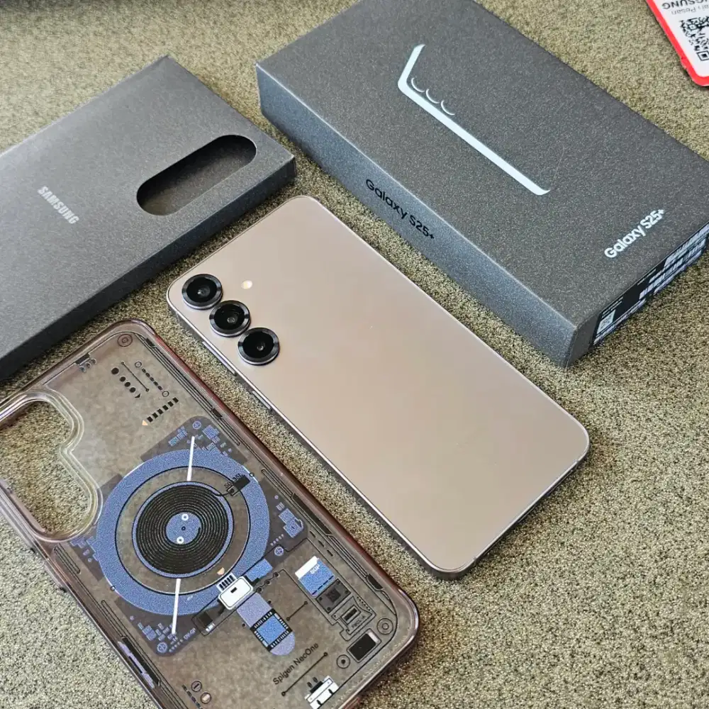 Samsung S25 PLUS 12/256GB SEIN Resmi Fullset Original Marble Grey