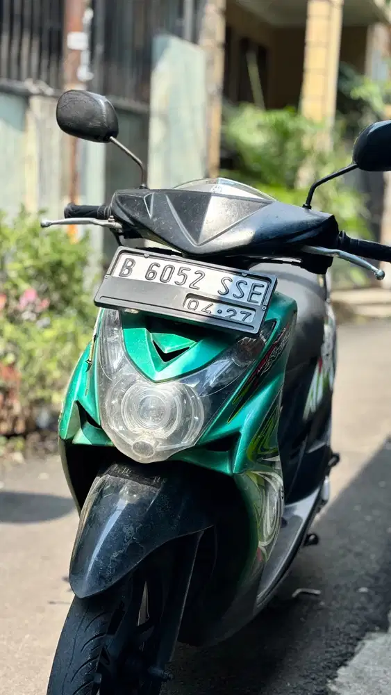 MIO SOUL 2009 SECOND (UPGRADE LAMPU DEPAN + KNALPOT)