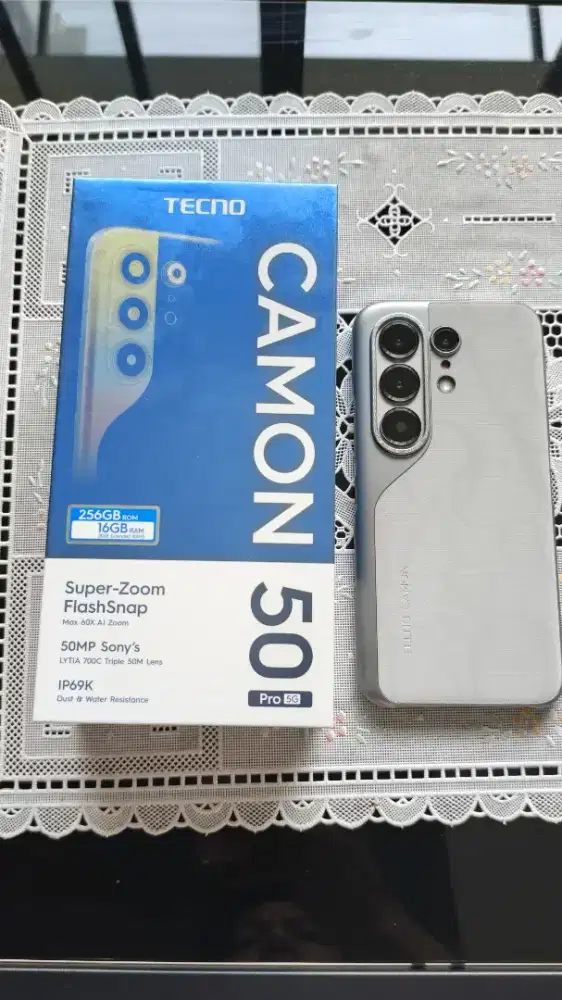 Tecno Camon 50 Pro Garansi 25 Mei 2027