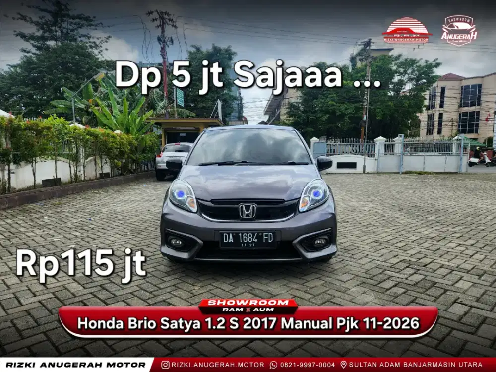 Dp ringan Honda Brio Satya 1.2 S 2017 Manual NT