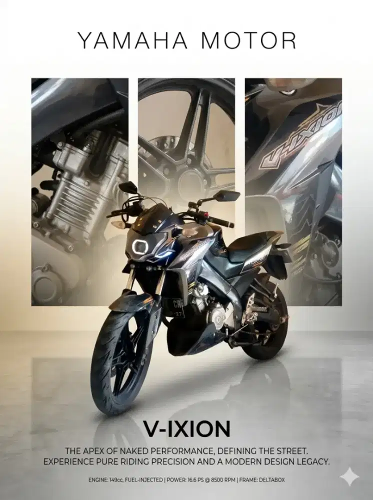 Yamha vixion . kumplit taat pajak