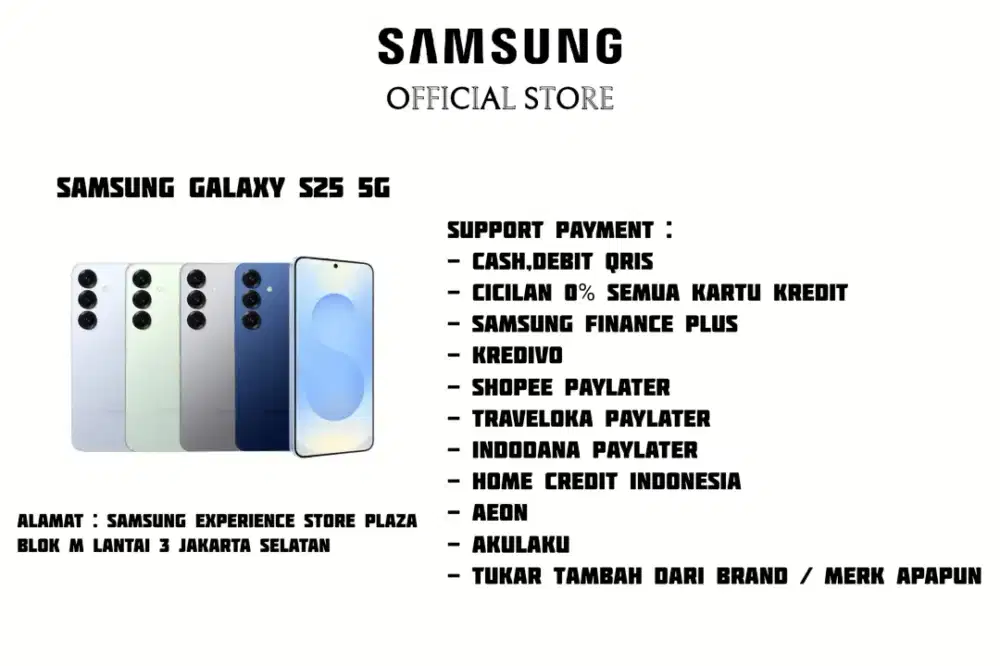 PROMO Samsung Galaxy S25 5G Garansi Resmi SEIN