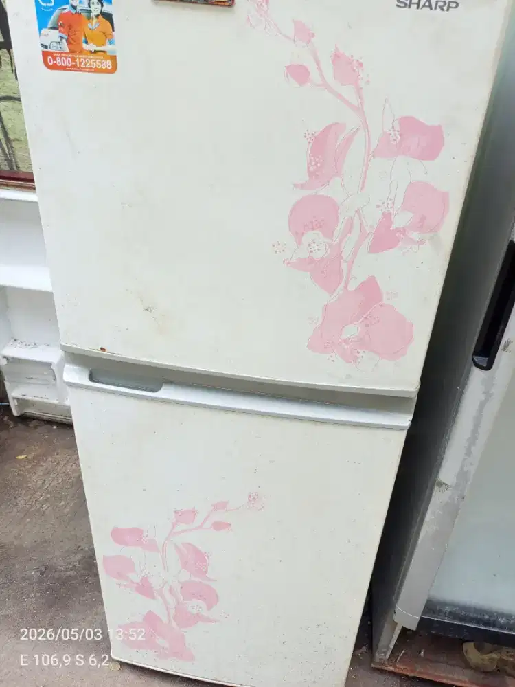 Kulkas Sharp 2 pintu normal ORI siap pakai