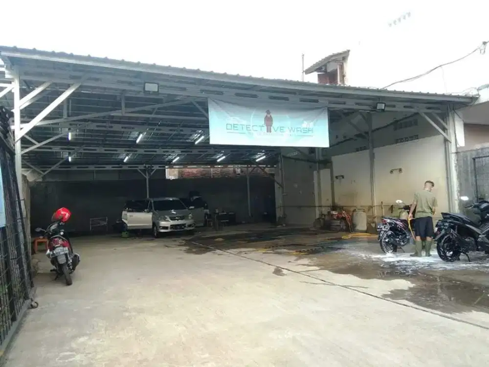 Tempat Usaha Cuci Mobil Strategis Dekat Soekarno Hatta dan BKR