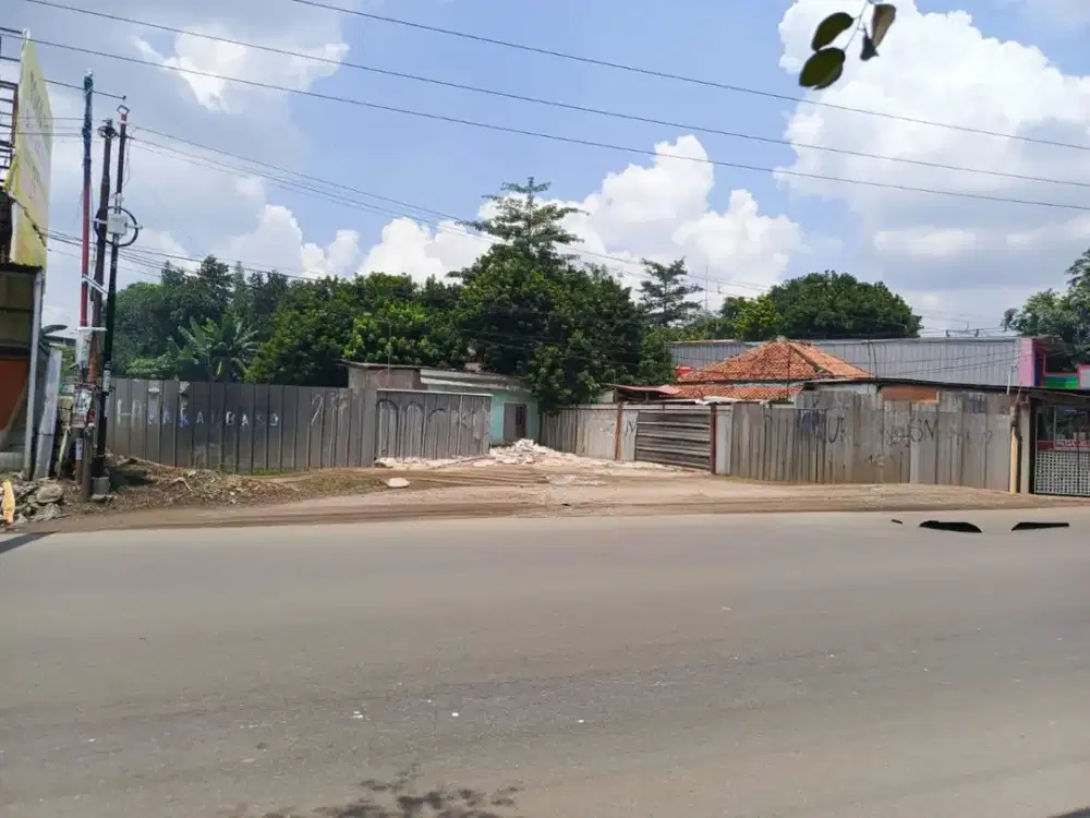 Tanah datar Luas 1038 m2 di jl cileungsi jonggol Bogor