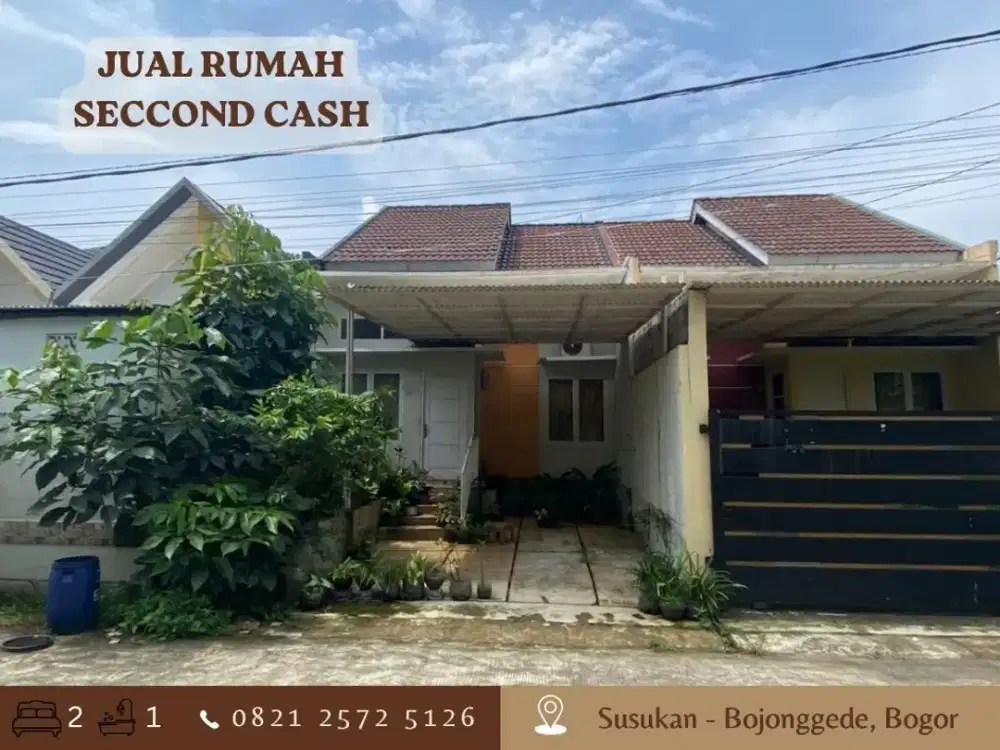 RUMAH CASH MURAH 418JT dkt Stasiun Bojonggede di Intan Residence Bogor