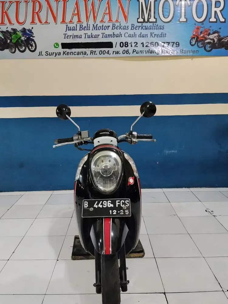 dijual honda scoopy esp cbs iss 2015 siap pakai