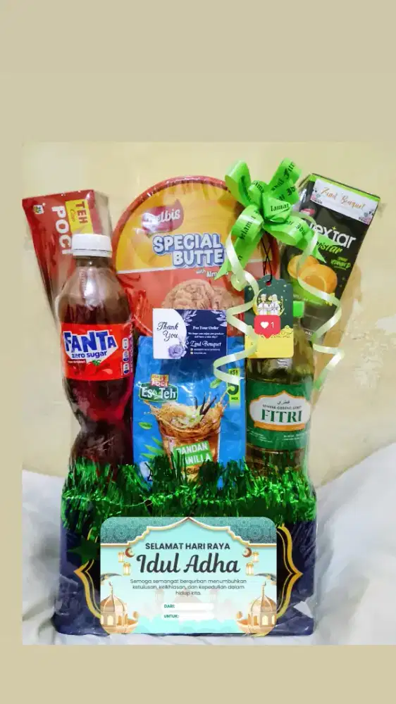 Parcel / Hampers idul Adha cantik simple