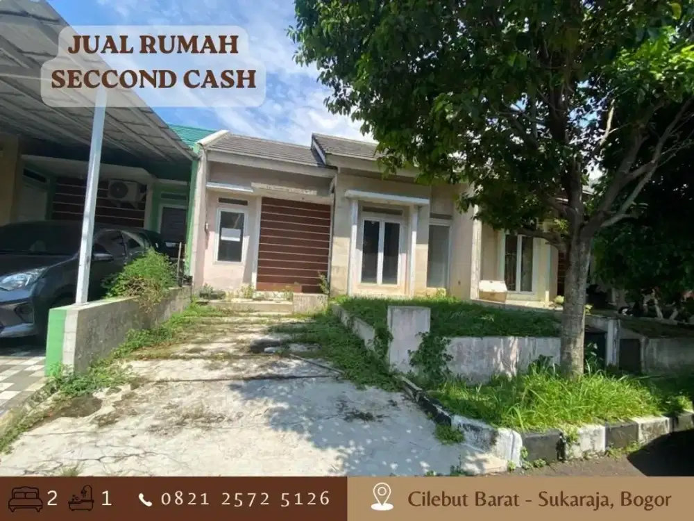 Jual Rumah CASH 515JT LT98 dkt Stasiun di Cilebut Residence Bogor