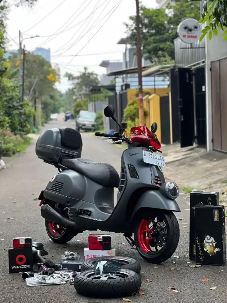 ( Modif 50 jt ) Vespa GTV Sei Giorni II 2022 KM 3rb