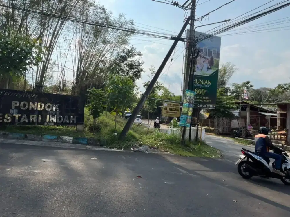 Tanah Strategis 99m SHM – Poros Jalan, Cocok untuk Usaha Kost & Guest House
