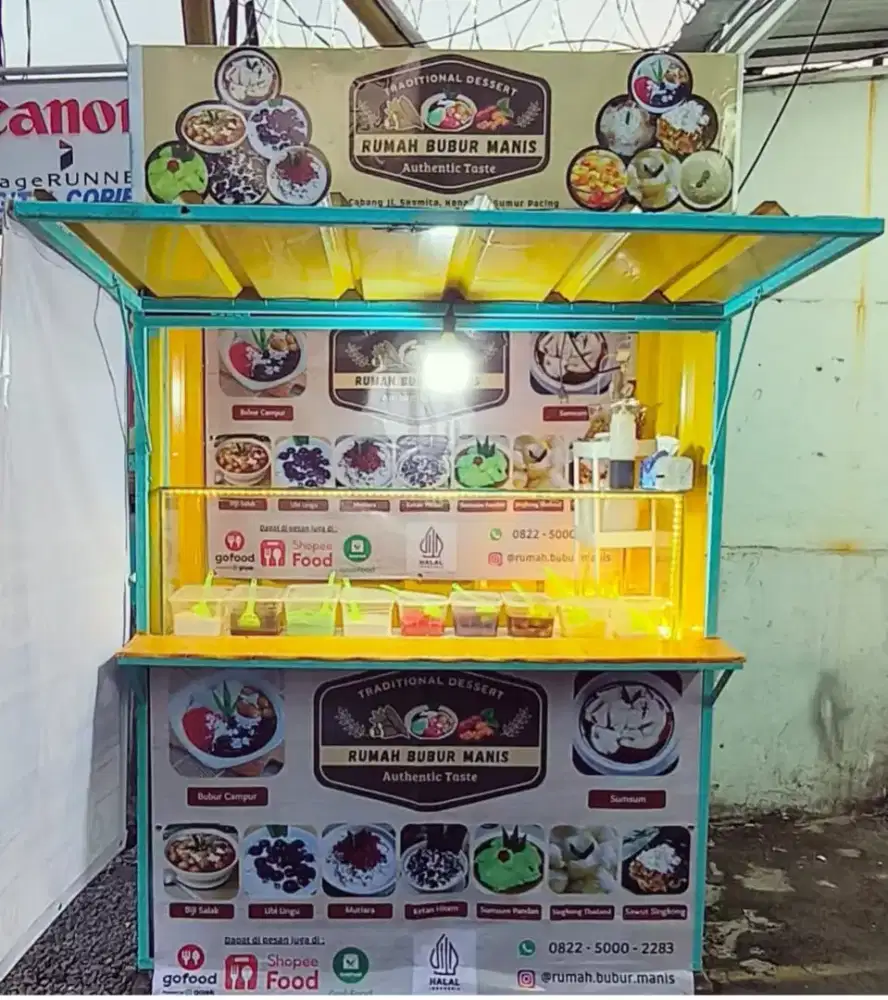 Dijual Booth Bekas 150x100x180 cm