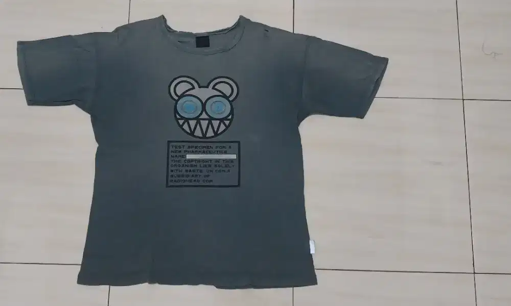 Radiohead Test Specimens Official Tag WASTE