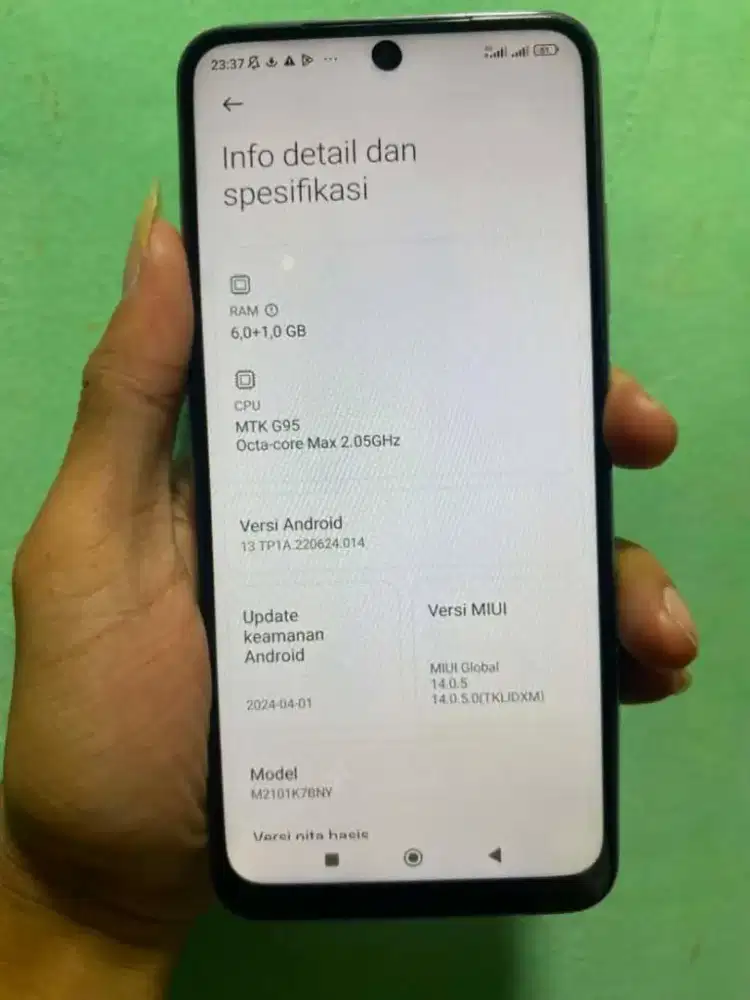 REDMI NOTE 10S  batangan