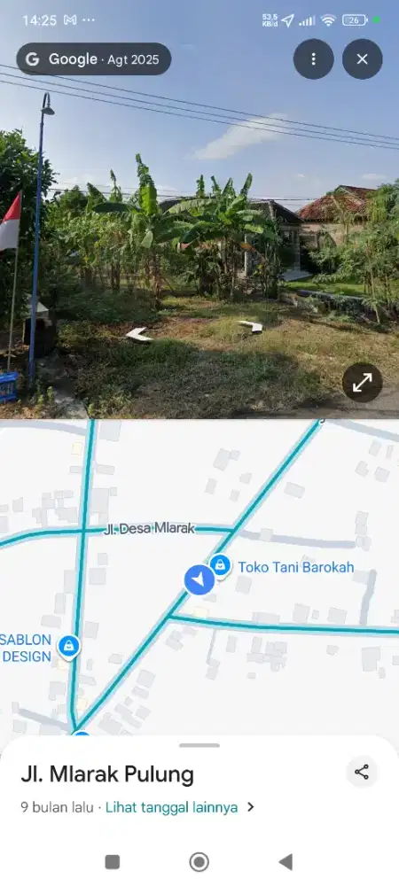 Dijual Cepat Tanah di Mlarak dekat POM, PASAR, PONDOK GONTOR 726m2