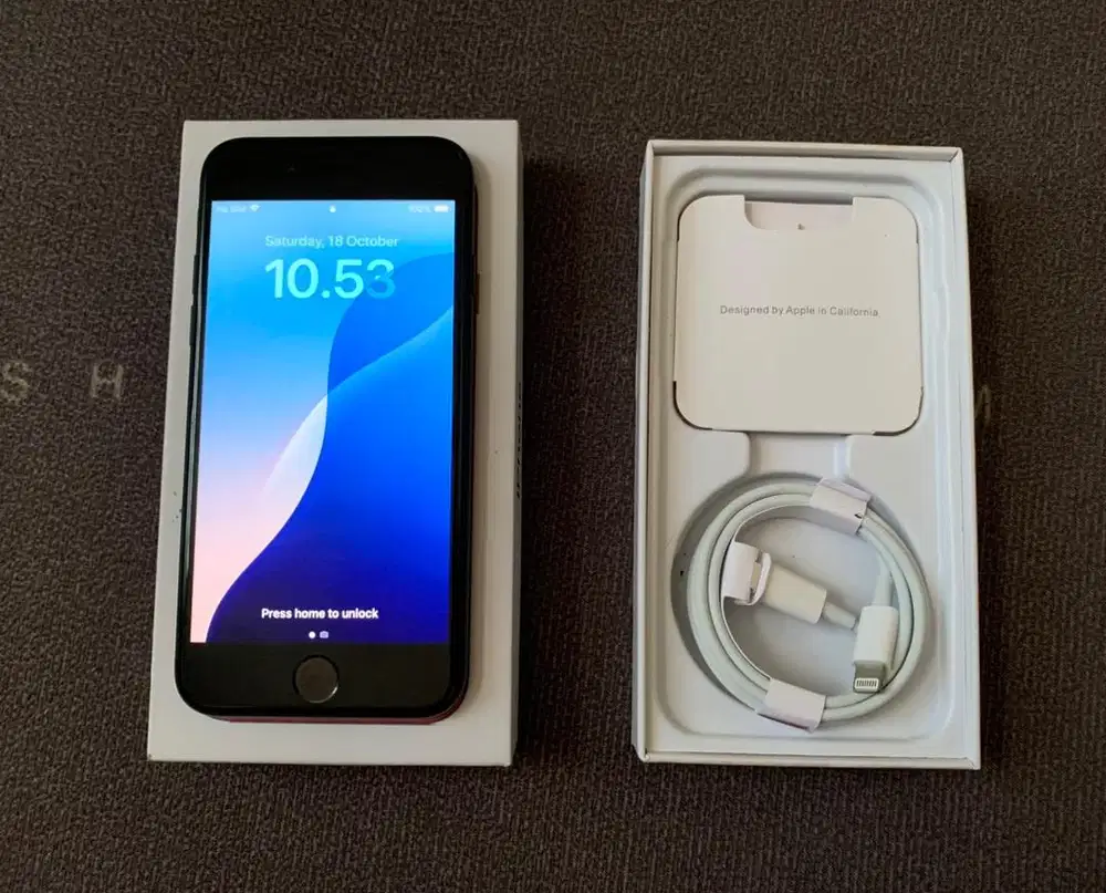 Iphone SE 3 2022 64gb Midnight / Black Beacukai Resmi Fullset Nominus