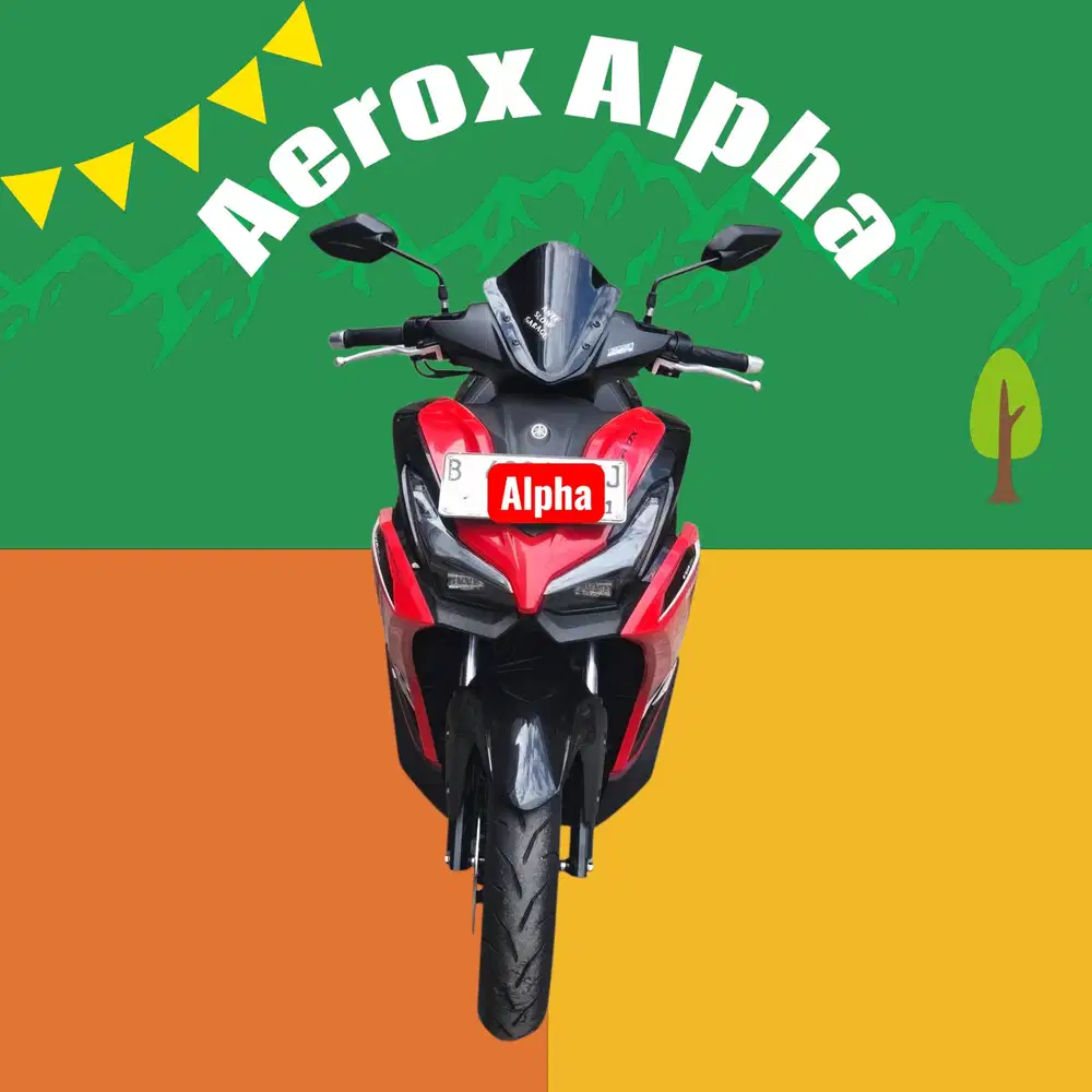 Dp murah Yamaha Aerox Alpha 155 connected (KTP daerah bs kredit)