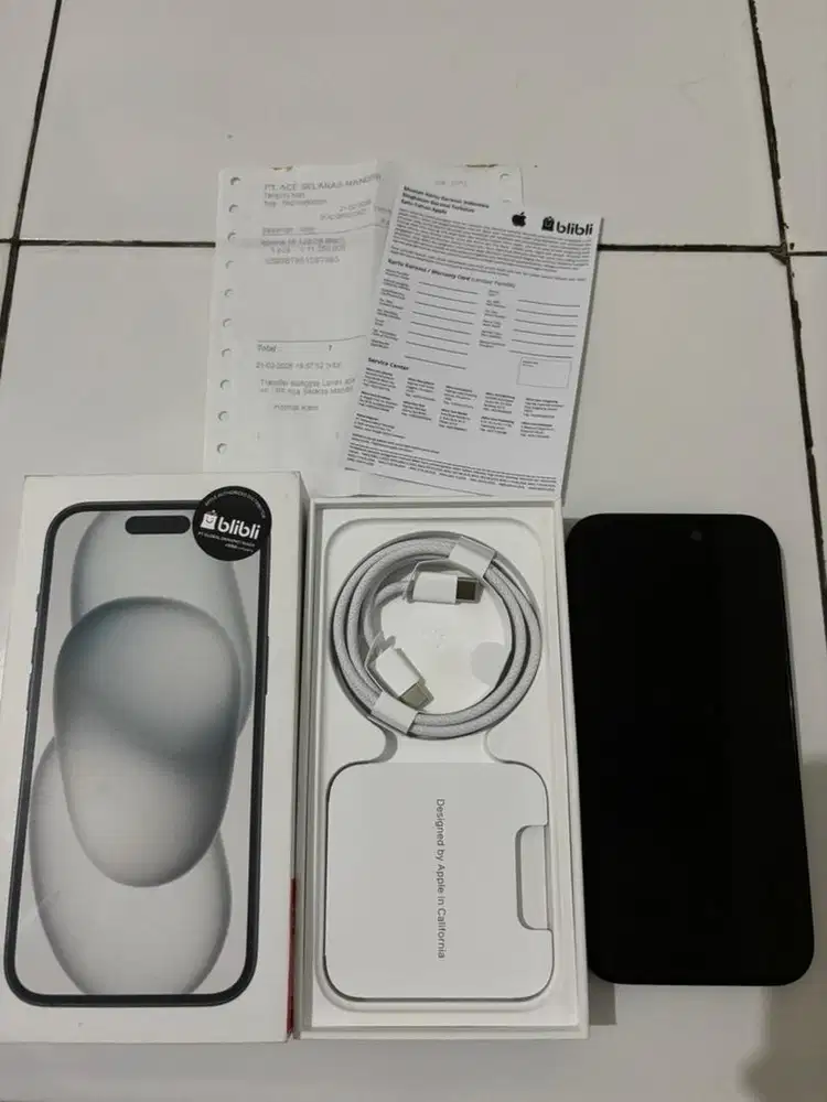 iphone 15 128gb blibli bh 100%