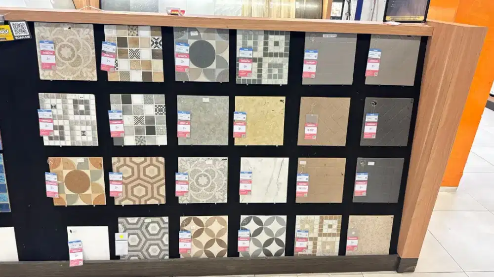 KERAMIK UKURAN 25X25 & 30X30