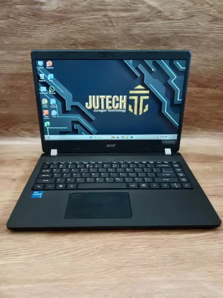 Laptop Acer TravelMate Slim Intel i5 gen 11 Ram 16 GB, Siap pakai
