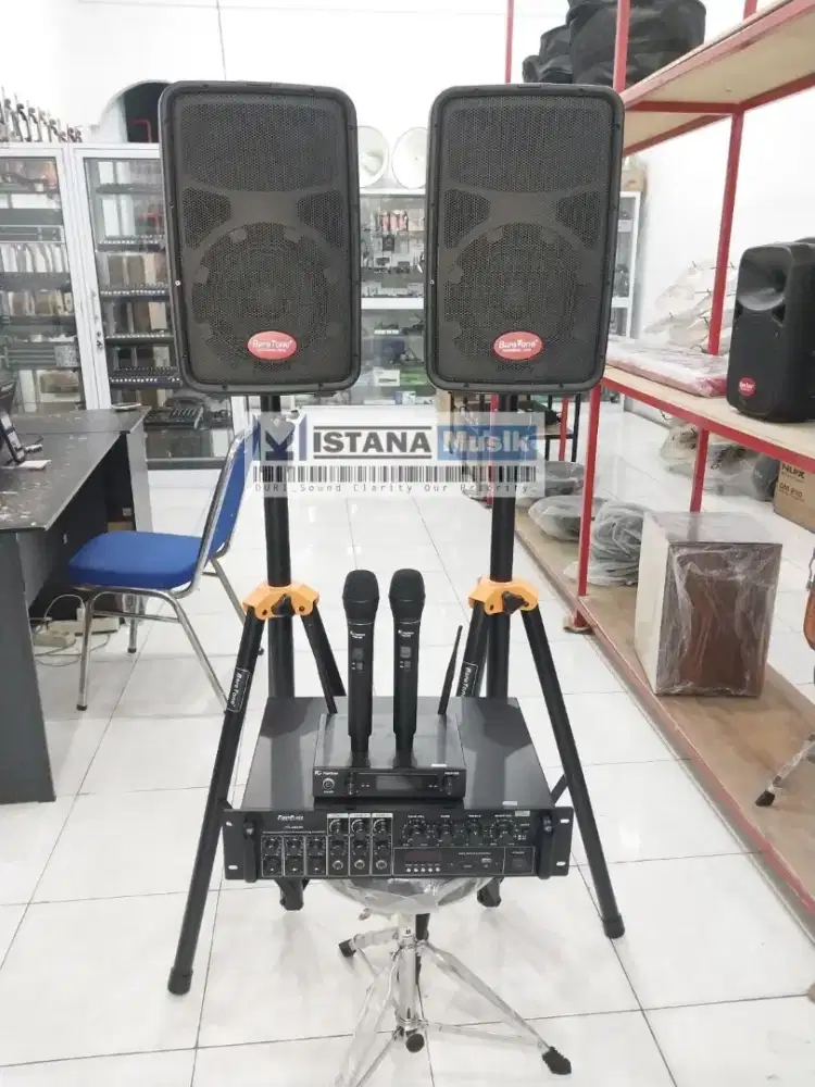 Mini paket Soundsystem Karoke Baretone 8 Inc