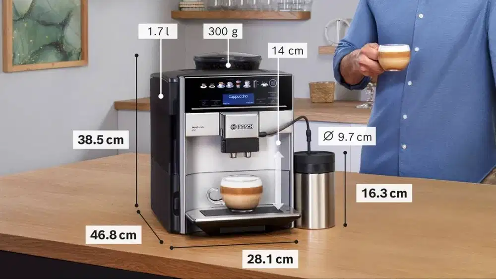 Mesin Kopi Bosch TIS65621RW Fully Automatic Coffee Machine VeroBarista