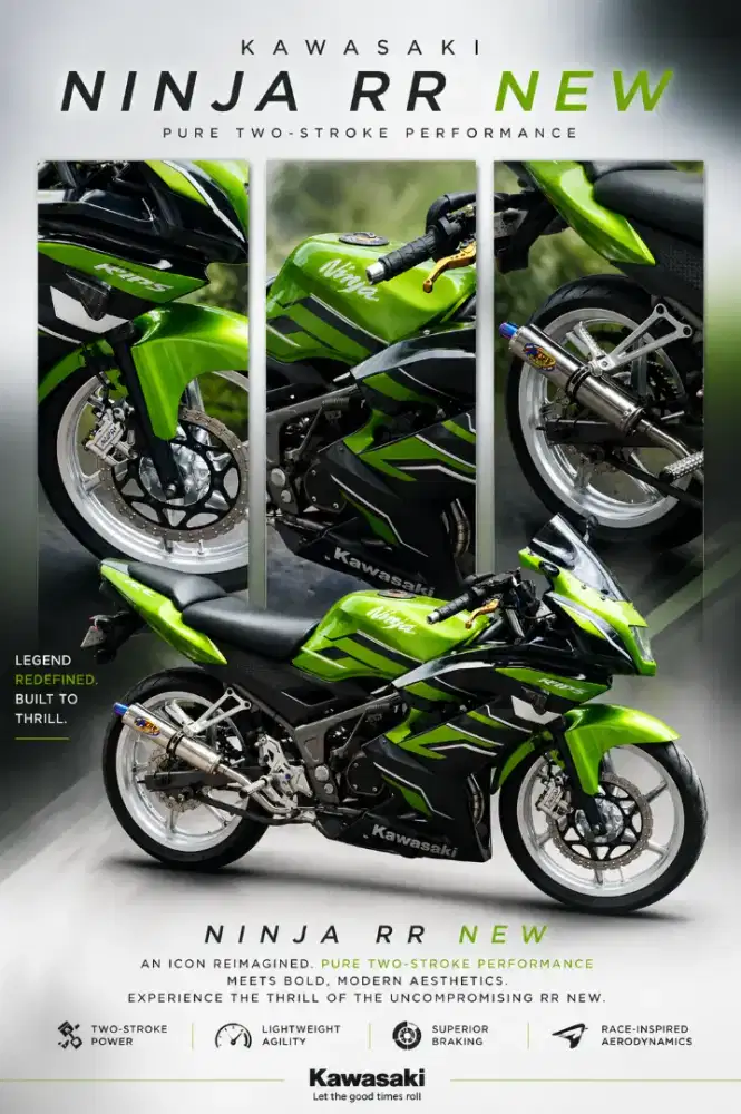 Ninja RR New 2015 hijau