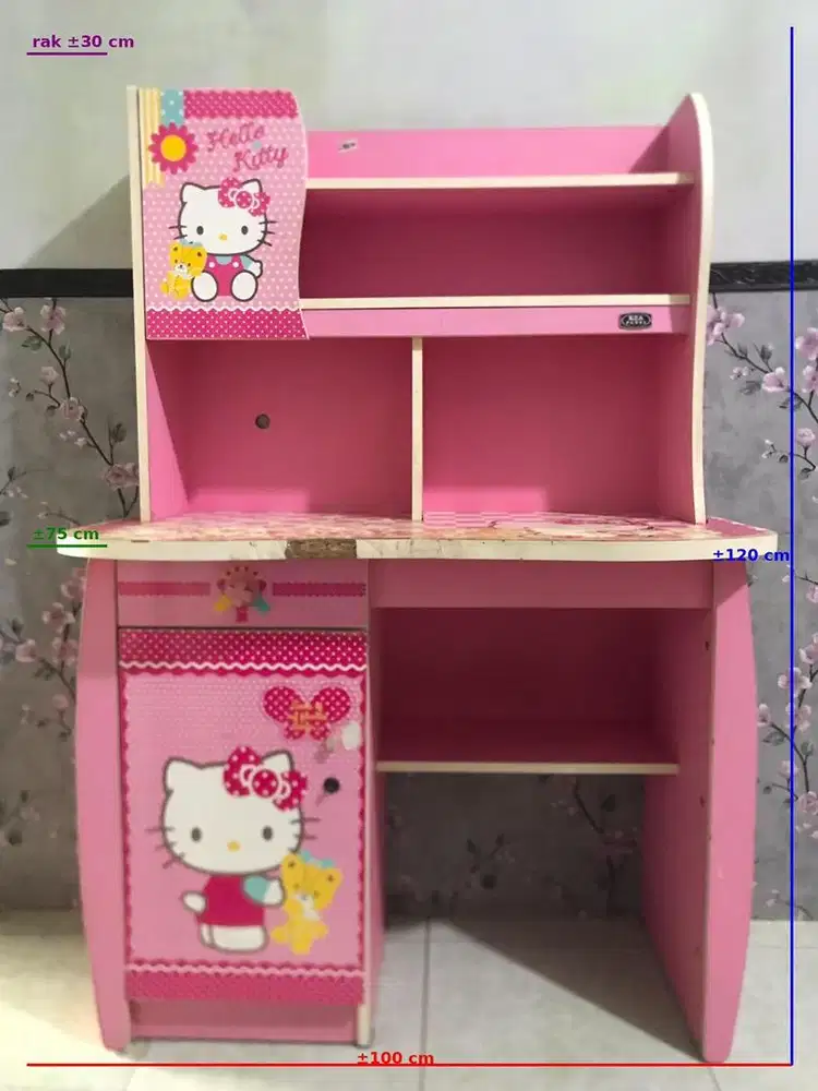 MEJA BELAJAR KEA PANEL SERIES HELLO KITTY